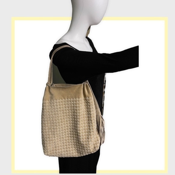 BOTTEGA VENETA Bag Intrecciato Leather Drawstring Woven Authentic - Picture 15 of 15